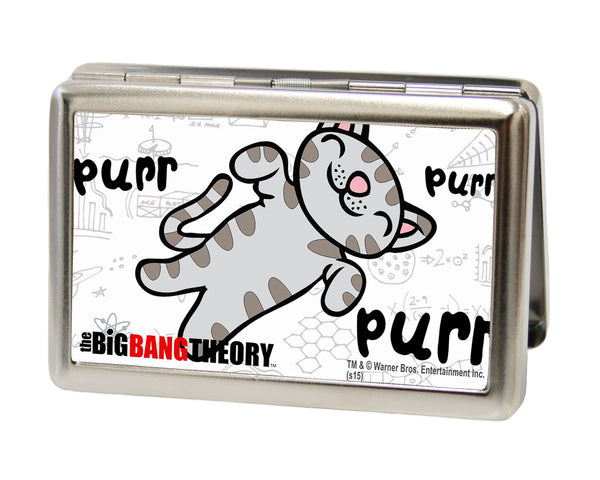 Buckle-Down Business Card Holder - LARGE - Soft Kitty PURR PURR PURR FCG