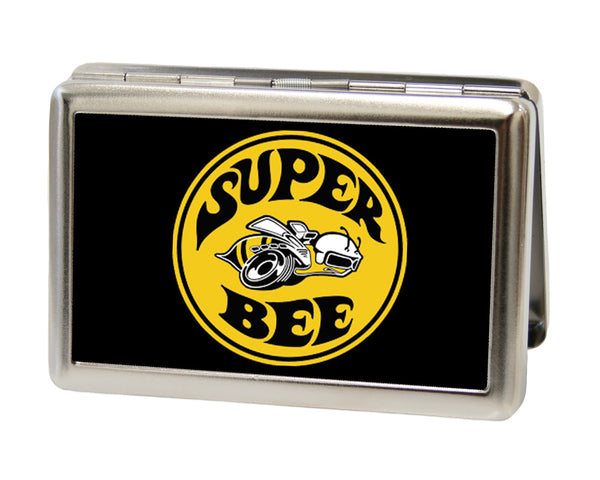Buckle-Down Business Card Holder - LARGE - SUPER BEE Logo FCG Black Yellow White