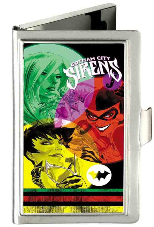 Buckle-Down Business Card Holder - SMALL - GOTHAM CITY SIRENS Issue #14 Cover FCG Black Multi Color