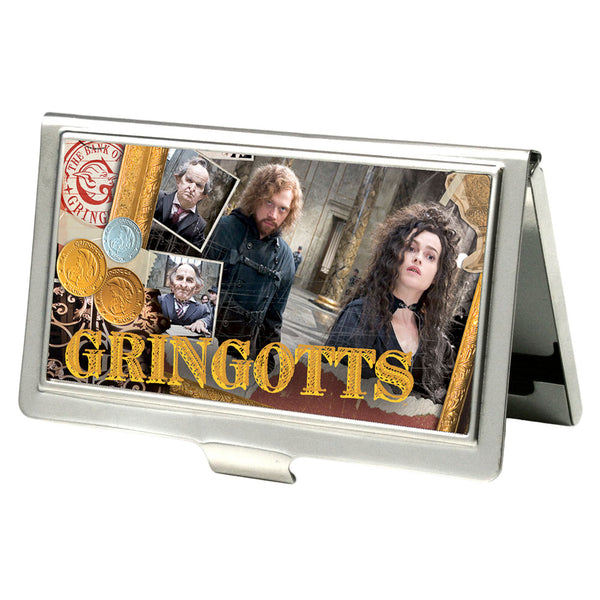 Buckle-Down Business Card Holder - SMALL - GRINGOTTS Bank Break-in Scene Goblins "Gragomir" & "Bellatrix" FCG