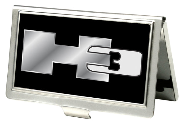 Buckle-Down Business Card Holder - SMALL - H3 FCG Black/Silver Logo