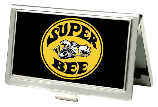 Buckle-Down Business Card Holder - SMALL - SUPER BEE Logo FCG Black Yellow White
