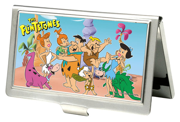 Buckle-Down Business Card Holder - SMALL - THE FLINTSTONES Group Pose FCG