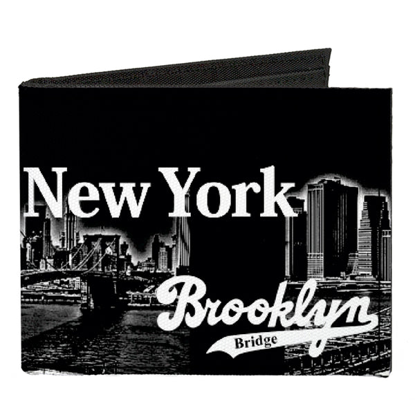 Buckle-Down Canvas Bi-Fold Wallet - Brooklyn New York