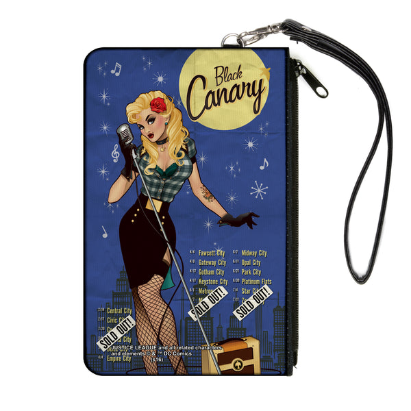 Buckle-Down Canvas Zipper Wallet - LARGE - BLACK CANARY Bombshell Variant Cover SOLD OUT Poster/Skyline