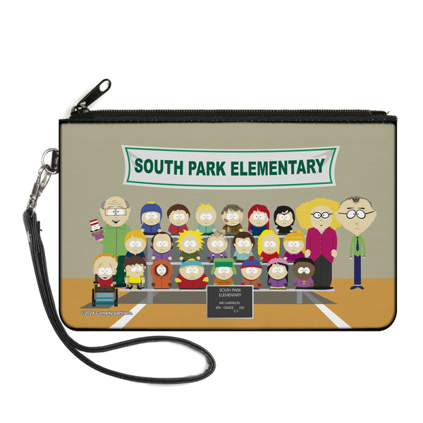 Buckle-Down Canvas Zipper Wallet - LARGE - SOUTH PARK ELEMENTARY 4th Grade Class Picture