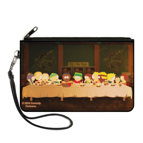 Buckle-Down Canvas Zipper Wallet - LARGE - South Park Last Supper Group Pose