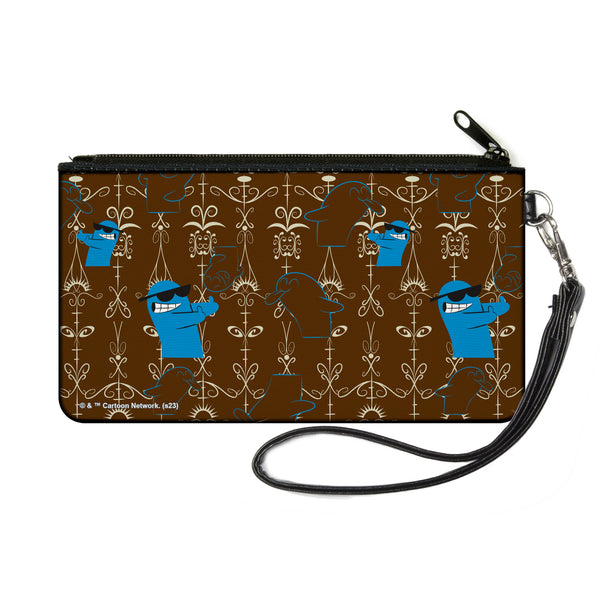 Buckle-Down Canvas Zipper Wallet - SMALL - Foster's Home for Imaginary Friends Bloo Poses Black/White