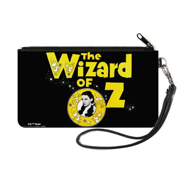 Buckle-Down Canvas Zipper Wallet - SMALL - THE WIZARD OF OZ Dorothy Pose Black/Yellow/White