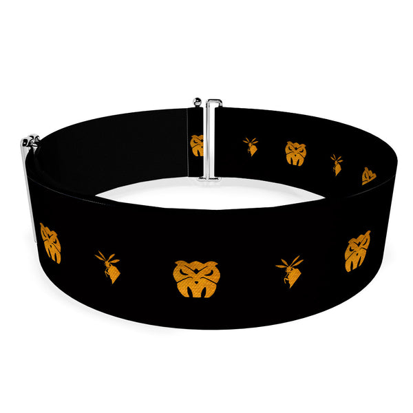 Buckle-Down Cinch Waist Belt - FANTASTIC BEASTS THE CRIMES OF GRINDELWALD Obscurus Books Icons Black Golds
