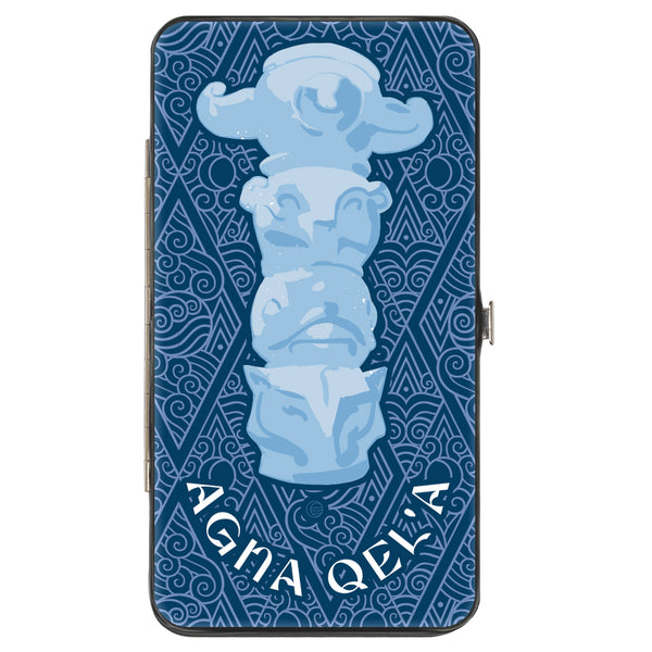 Buckle-Down Hinged Wallet - Avatar Last Airbender AGNA QEL'A WATER TRIBE Blues