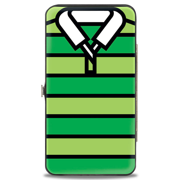 Buckle-Down Hinged Wallet - Blue's Clues Steve's Handy Dandy Notebook Thinking Chair + Stripes Paw Greens Red Blue