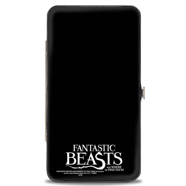 Buckle-Down Hinged Wallet - FANTASTIC BEASTS AND WHERE TO FIND THEM MAGICAL EXPOSURE THREAT LEVEL Meter Black White Multi Color