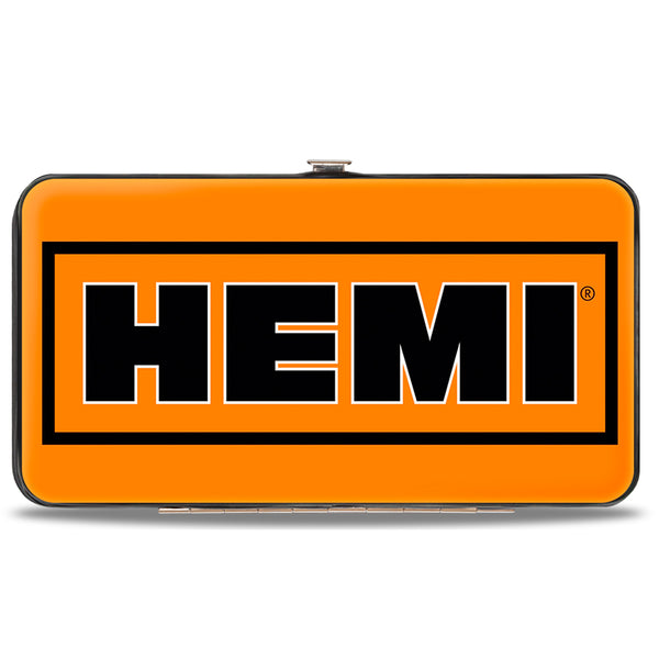 Buckle-Down Hinged Wallet - HEMI Bold2 Orange Black White Black