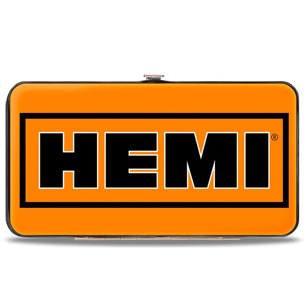 Buckle-Down Hinged Wallet - HEMI Bold2 Orange Black White Black