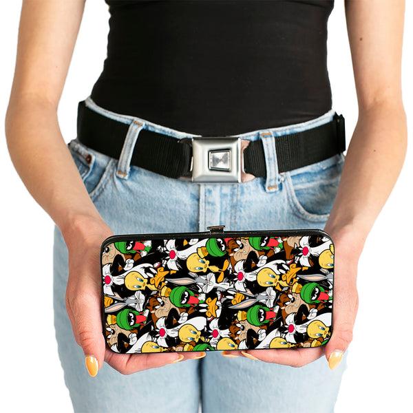 Buckle-Down Hinged Wallet - Looney Tunes 6-Character Stacked Collage5 Portrait