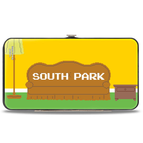 Buckle-Down Hinged Wallet - SOUTH PARK Boys 8-Bit Couch Pose Yellow