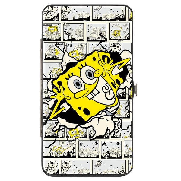 Buckle-Down Hinged Wallet - SpongeBob Breakthrough Scene Blocks