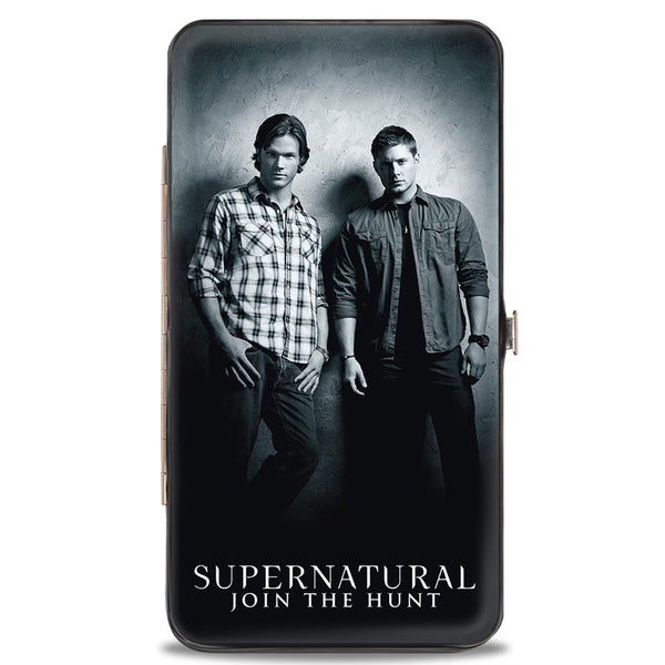 Buckle-Down Hinged Wallet - SUPERNATURAL Winchster Brothers Black White