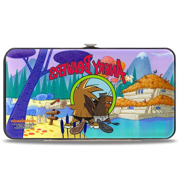Buckle-Down Hinged Wallet - THE ANGRY BEAVERS Pose Dam House