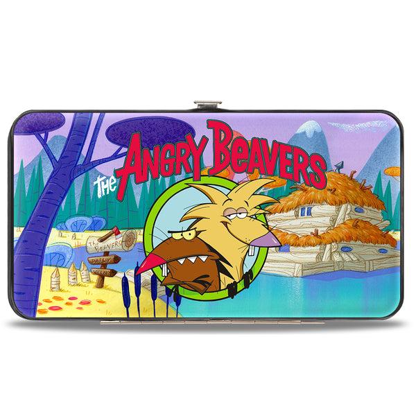 Buckle-Down Hinged Wallet - THE ANGRY BEAVERS Pose Dam House