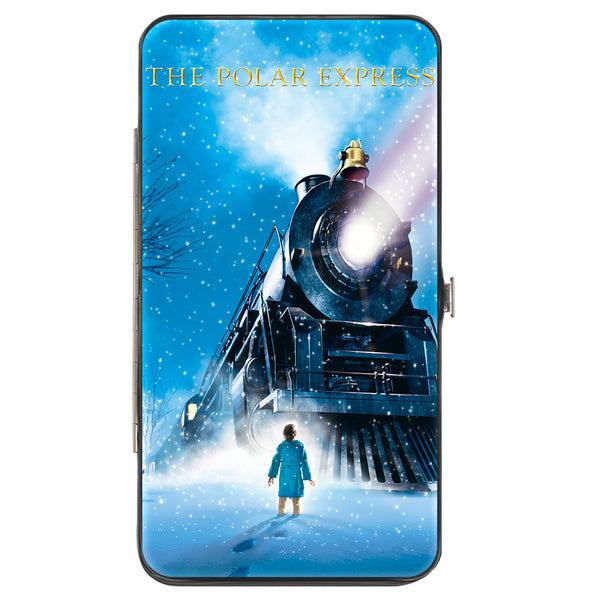 Buckle-Down Hinged Wallet - THE POLAR EXPRESS Engine Car Light Beam Scene