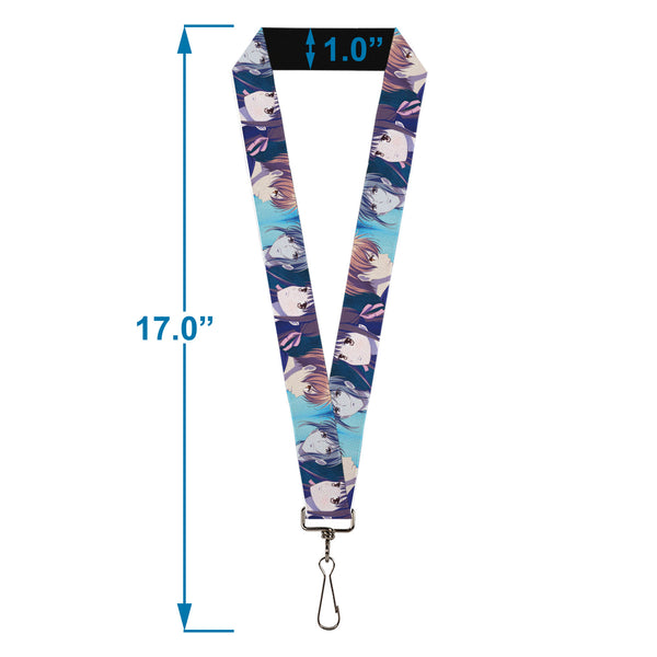 Buckle-Down Lanyard - 1.0" - Fruits Basket Yuki Tohru Kyo Final Season Group Pose Blues