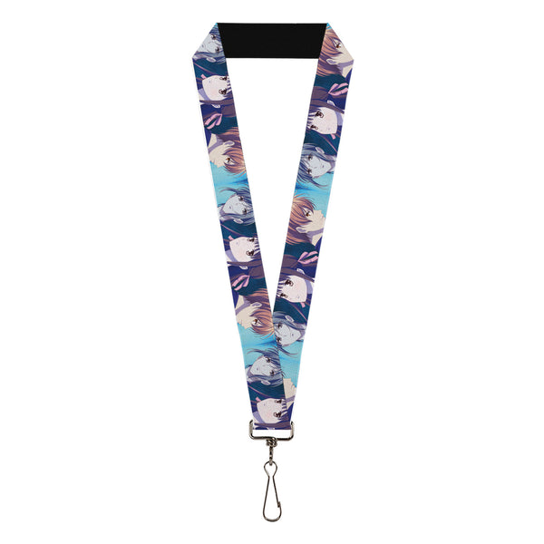 Buckle-Down Lanyard - 1.0" - Fruits Basket Yuki Tohru Kyo Final Season Group Pose Blues