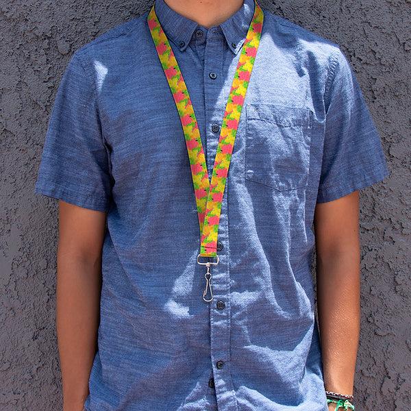Buckle-Down Lanyard - 1.0" - Gummy Bears Stacked Multi Color