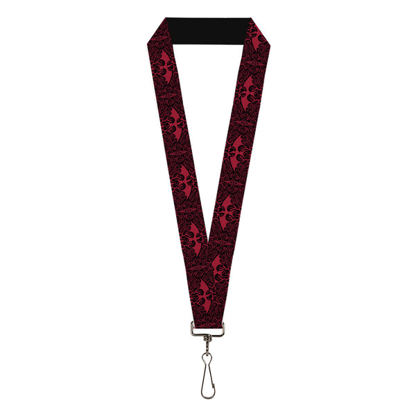 Buckle-Down Lanyard - 1.0" - House of the Dragon Rising Dragon Icon Black/Red