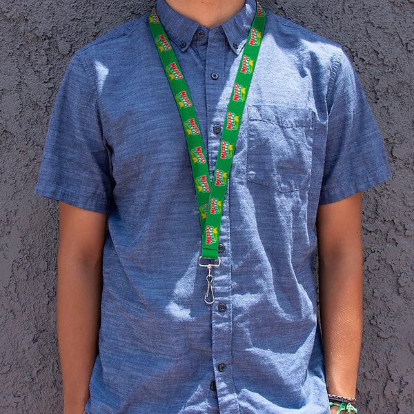 Buckle-Down Lanyard - 1.0" - MELLO YELLO Logo Green/White/Red/Yellow