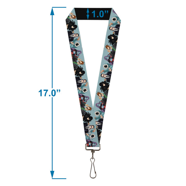 Buckle-Down Lanyard - 1.0" - My Hero Academia Five Meta Liberation Army Villains Blue