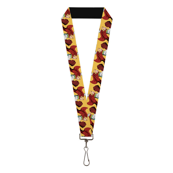 Buckle-Down Lanyard - 1.0" - My Hero Academia Mirio Togata Upper Cut Pose Yellow