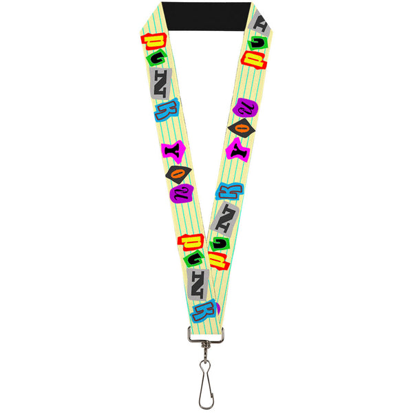 Buckle-Down Lanyard - 1.0" - Punk You Legal Pad Full Color
