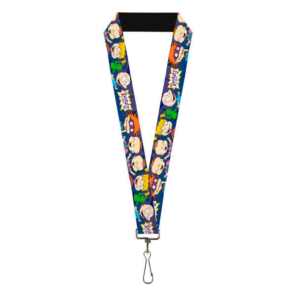Buckle-Down Lanyard - 1.0" - RUGRATS Group Pose2 w Reptar