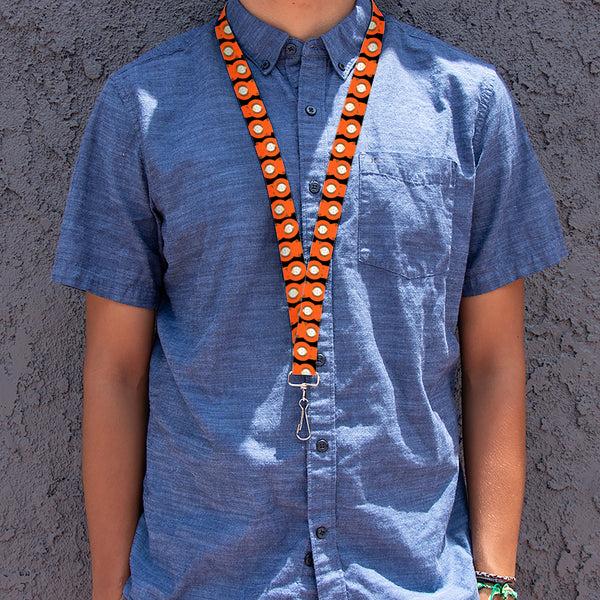 Buckle-Down Lanyard - 1.0" - South Park Kenny Flip Poses Black