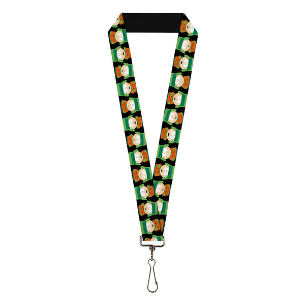 Buckle-Down Lanyard - 1.0" - South Park Kyle Flip Poses Black