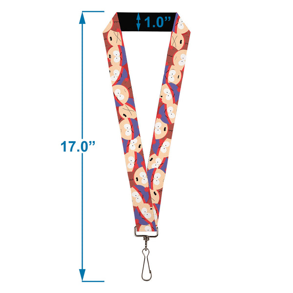 Buckle-Down Lanyard - 1.0" - South Park Stan Expressions Stacked