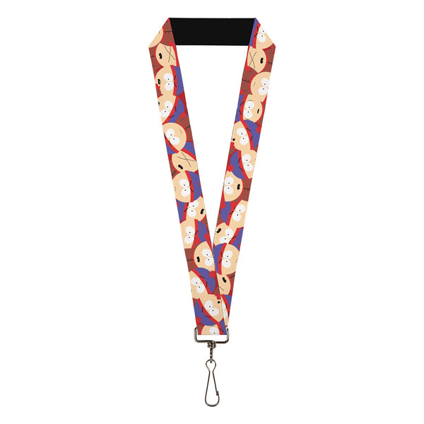 Buckle-Down Lanyard - 1.0" - South Park Stan Expressions Stacked