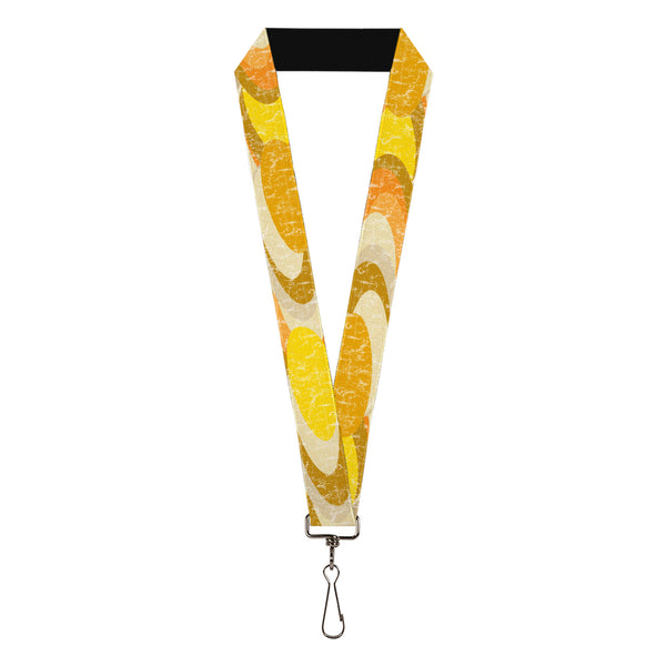 Buckle-Down Lanyard - 1.0" - Spots Stacked Weathered Yellows/Browns