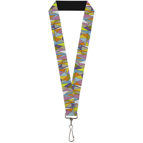 Buckle-Down Lanyard - 1.0" - Stained Glass Mosaic Multi Color