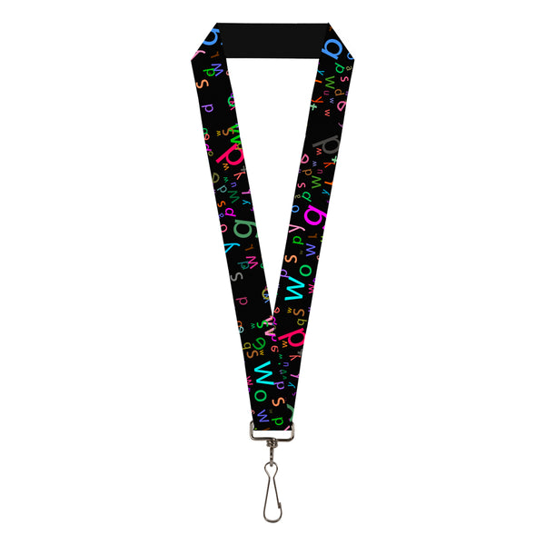Buckle-Down Lanyard - 1.0" - Stargazer Black Multi Color