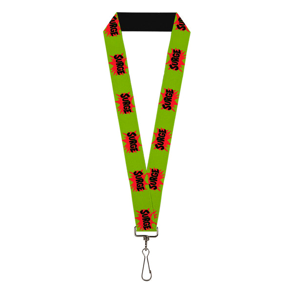 Buckle-Down Lanyard - 1.0" - SURGE Logo Yellow/Red/Black