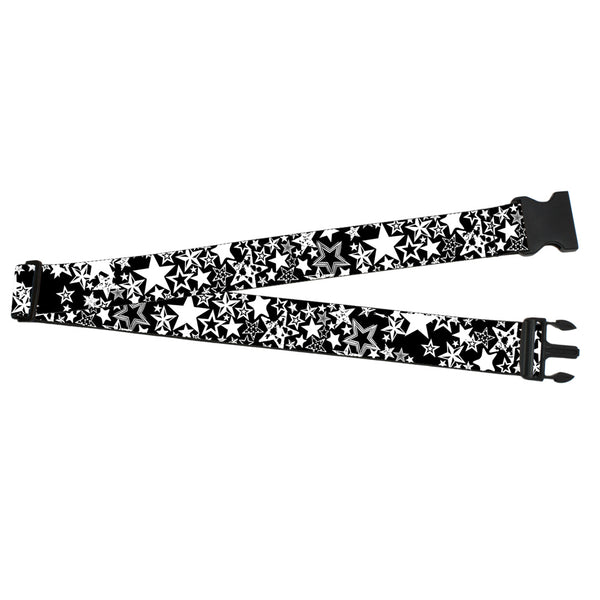 Buckle-Down Luggage Strap - 2.0" - Stargazer Black/White