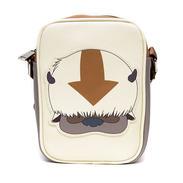 Buckle-Down Nickelodeon Bag Cross Body Avatar the Last Airbender Appa Face Ivory Vegan Leather