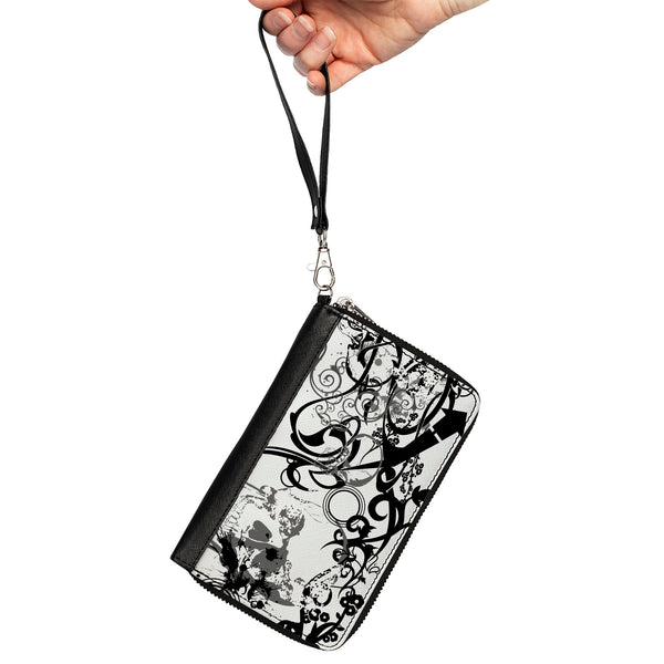 Buckle-Down PU Zip Around Wallet Rectangle - BD Chaos