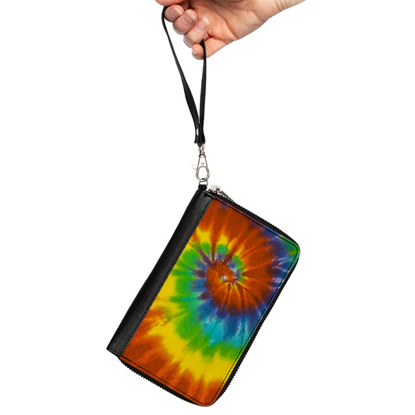 Buckle-Down PU Zip Around Wallet Rectangle - BD Tie Dye13