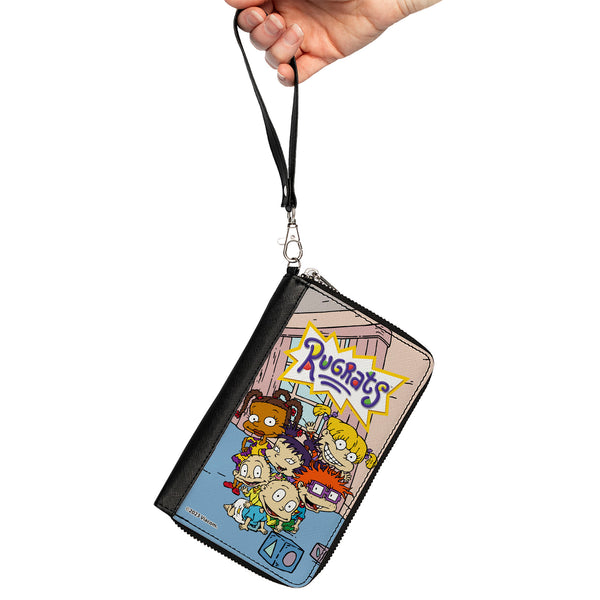 Buckle-Down PU Zip Around Wallet Rectangle - RUGRATS Group Pose