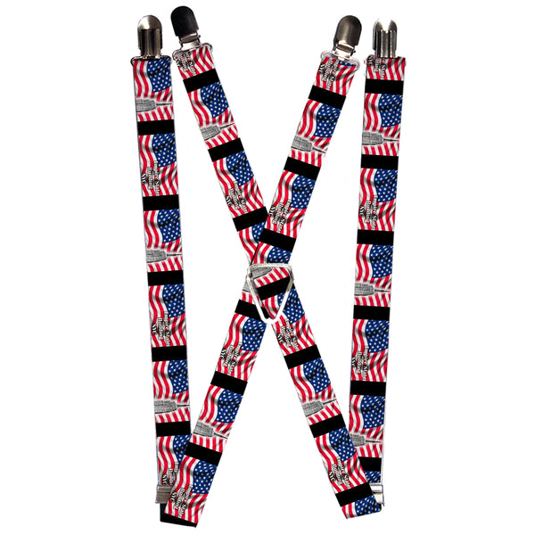 Buckle-Down Suspenders - 1.0" - Empire State Building NYC