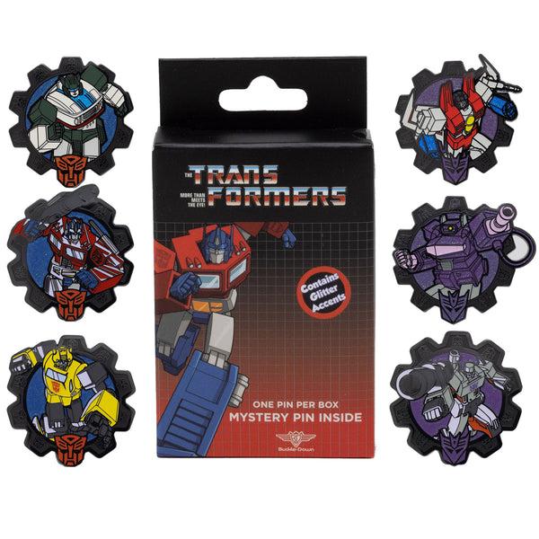 Buckle-Down Transformers Mystery Enamel Pin Blind Box Series BumbleBee Megatron Optimus Prime Jazz Shockwave Or Starscream
